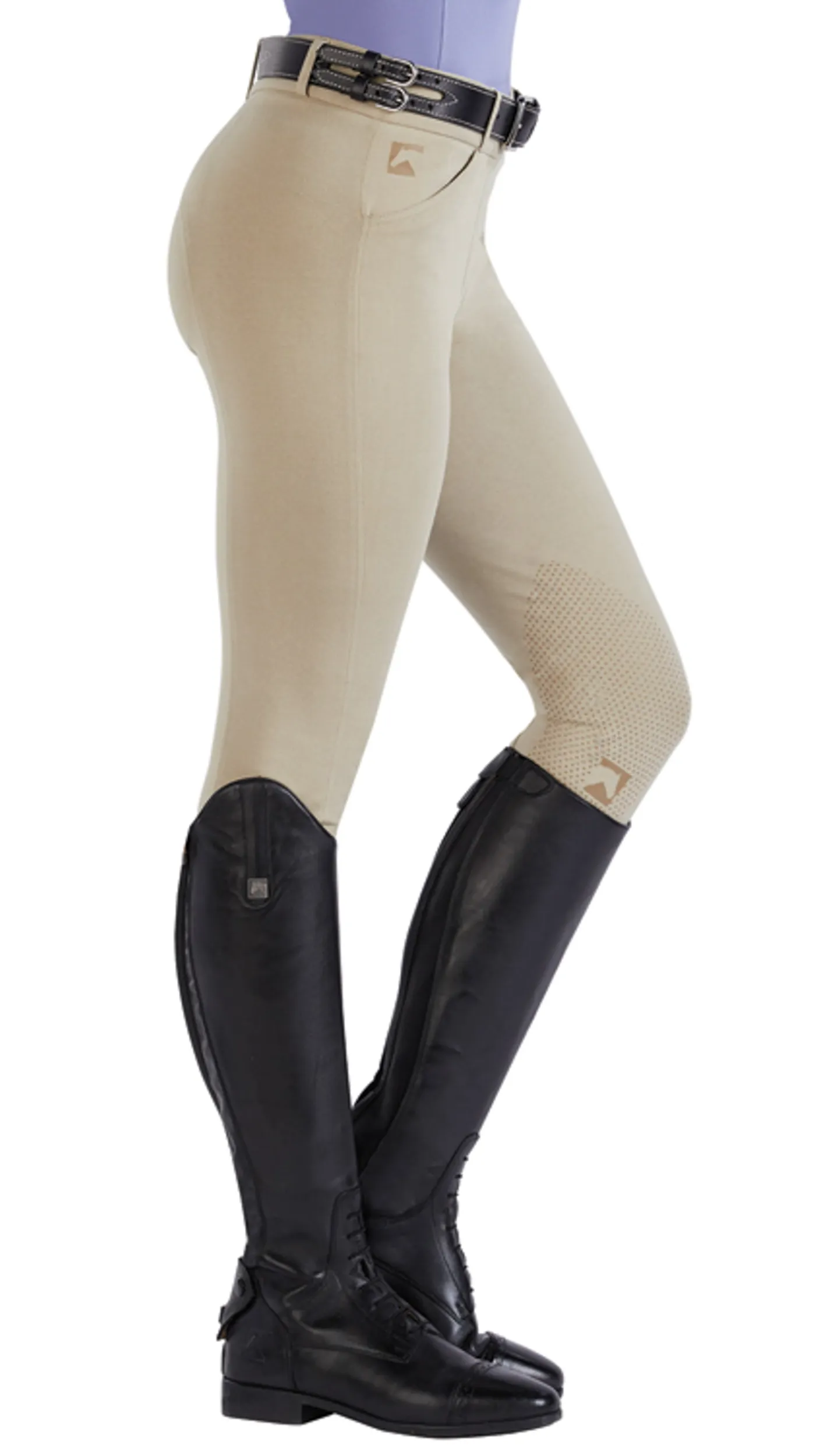 TARUN TEXTILES Riding Sport™ Ladies’ Pull-On Knee-Patch Breech