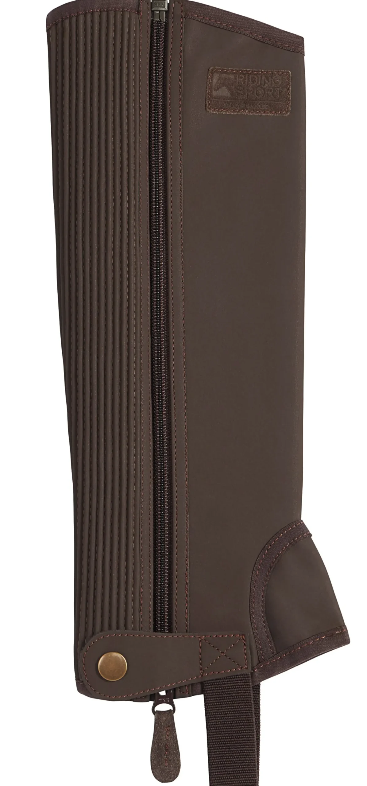Kids S.K. SHOES AND BOOTS Riding Sport™ Kids’ Synthetic Suede Half Chaps with Silicone Grip Patches
