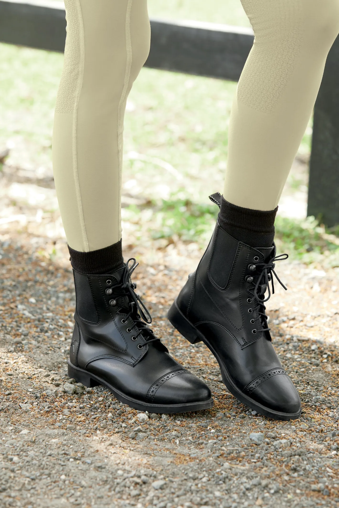 Women LORD SHIVA EXPORTS Riding Sport™ Ladies’ Provenance Lace Paddock Boots