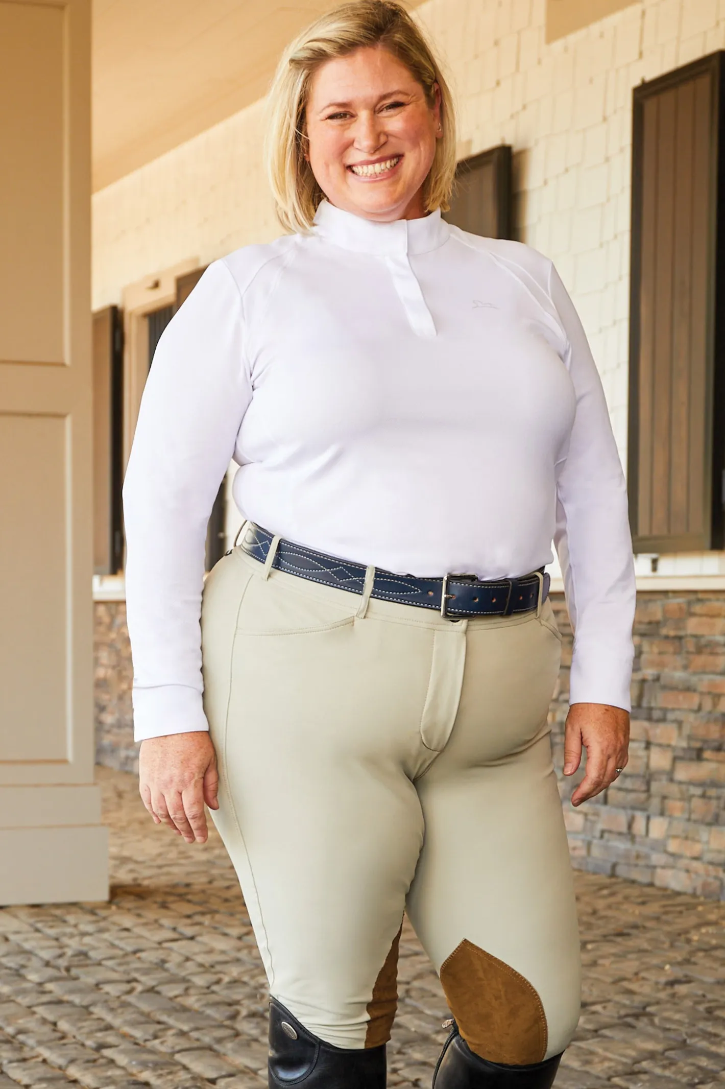 RJ CLASSICS R.J. Classics Gracie Plus-Size Knee-Patch Breech