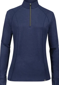 RJ CLASSICS R.J. Classics Ladies’ Logan Long Sleeve Quarter-Zip Training Shirt