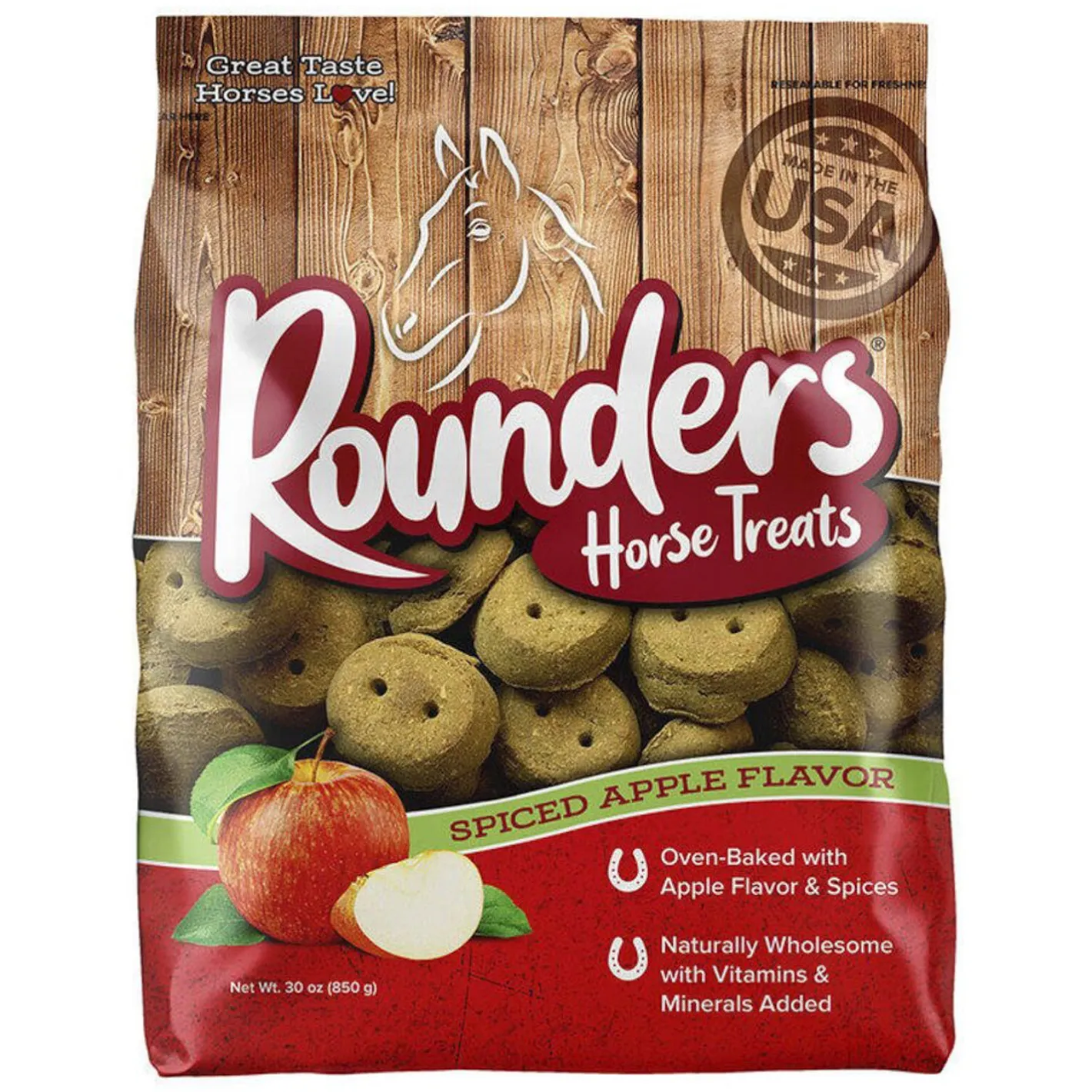 BRADLEY CALDWELL Rounders® Apple Horse Treats