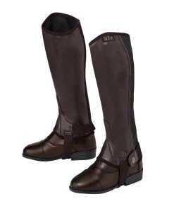 Kids WEATHERBEETA Saxon Equileather™ Children's Half Chaps