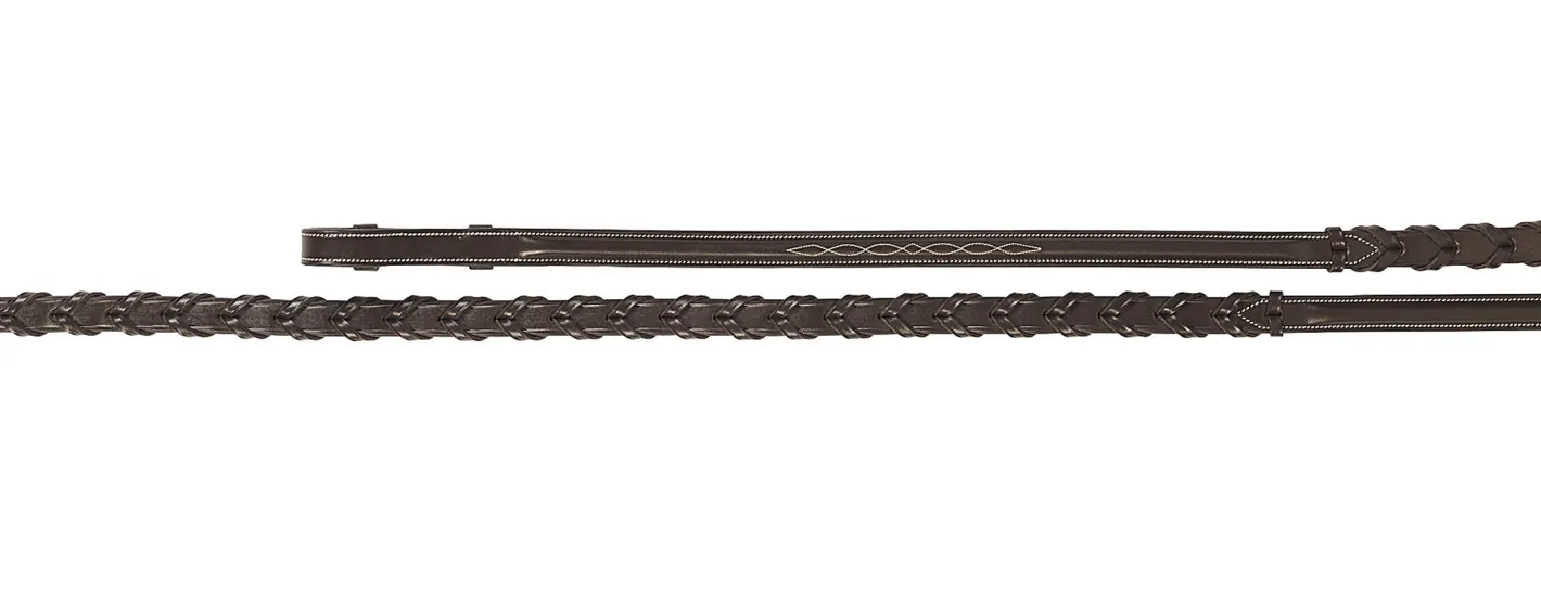 SCHOCKEMOEHLE N.A. Schockemöhle Hunter Fancy-Stitched Laced Reins
