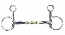 SHIRES EQUESTRIAN Shires Blue Sweet Iron Hanging Cheek Bit with Lozenge