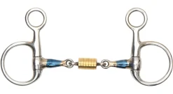 SHIRES EQUESTRIAN Shires Hanging Cheek Bit with Roller Link