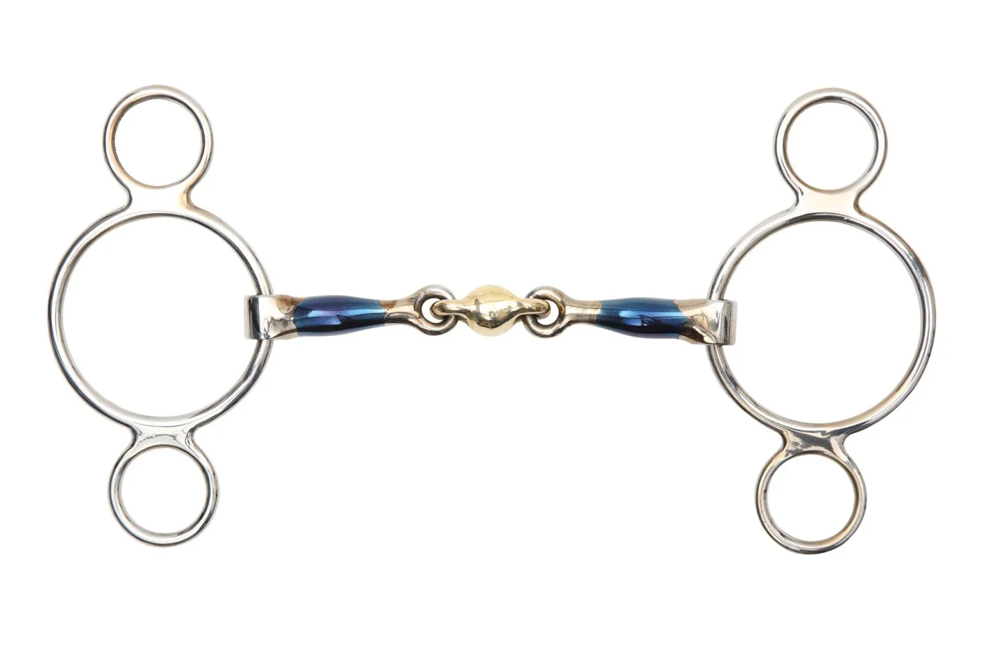 SHIRES EQUESTRIAN Shires Two-Ring Gag with Lozenge