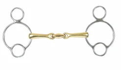 SHIRES EQUESTRIAN Shires Brass Alloy Universal Bit with Lozenge
