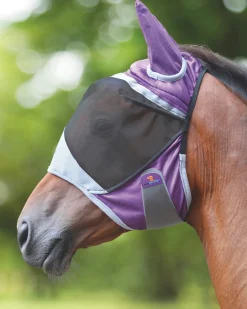 SHIRES EQUESTRIAN Shires Deluxe Fly Mask with Ears