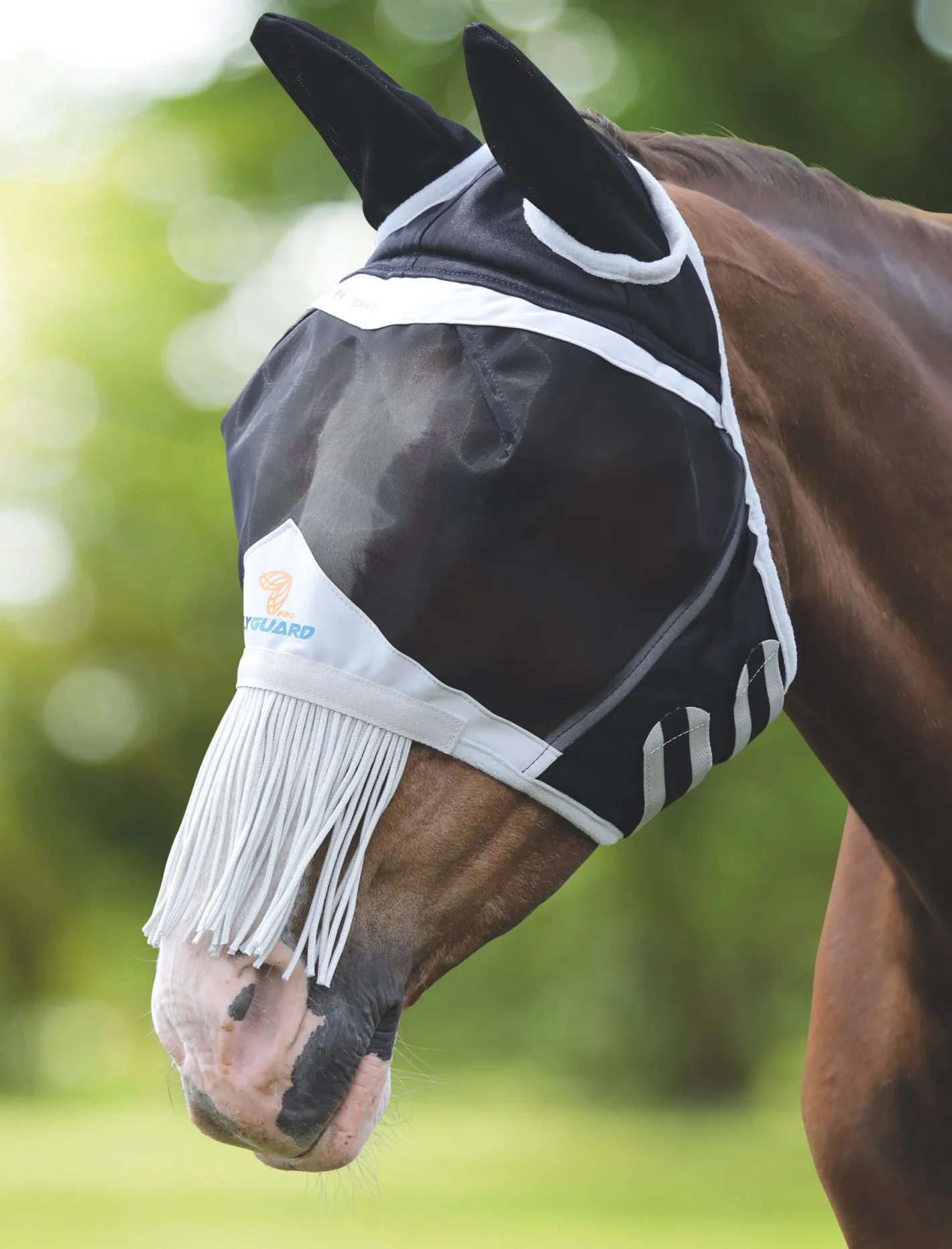 SHIRES EQUESTRIAN Shires Fine Mesh Fly Mask (Ears & Nose Fringe)