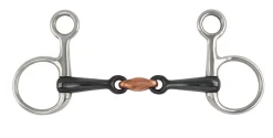 SHIRES EQUESTRIAN Shires Sweet Iron Hanging Cheek Snaffle Bit with Lozenge
