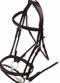 SHIRES EQUESTRIAN Shires Velociti Rapida Padded Raised Flash Bridle