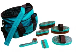 SHILOH STABLES TACK Showman® Navajo Print Grooming Kit with Nylon Cordura® Tote Bag