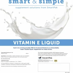 SMARTEQUINE ™ Smart & Simple Vitamin E Liquid–56 Liquid Packs