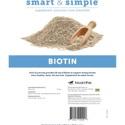 SMARTPAK SmartEquine™ Smart & Simple® Biotin Powder-Bag - 1.1 lbs.