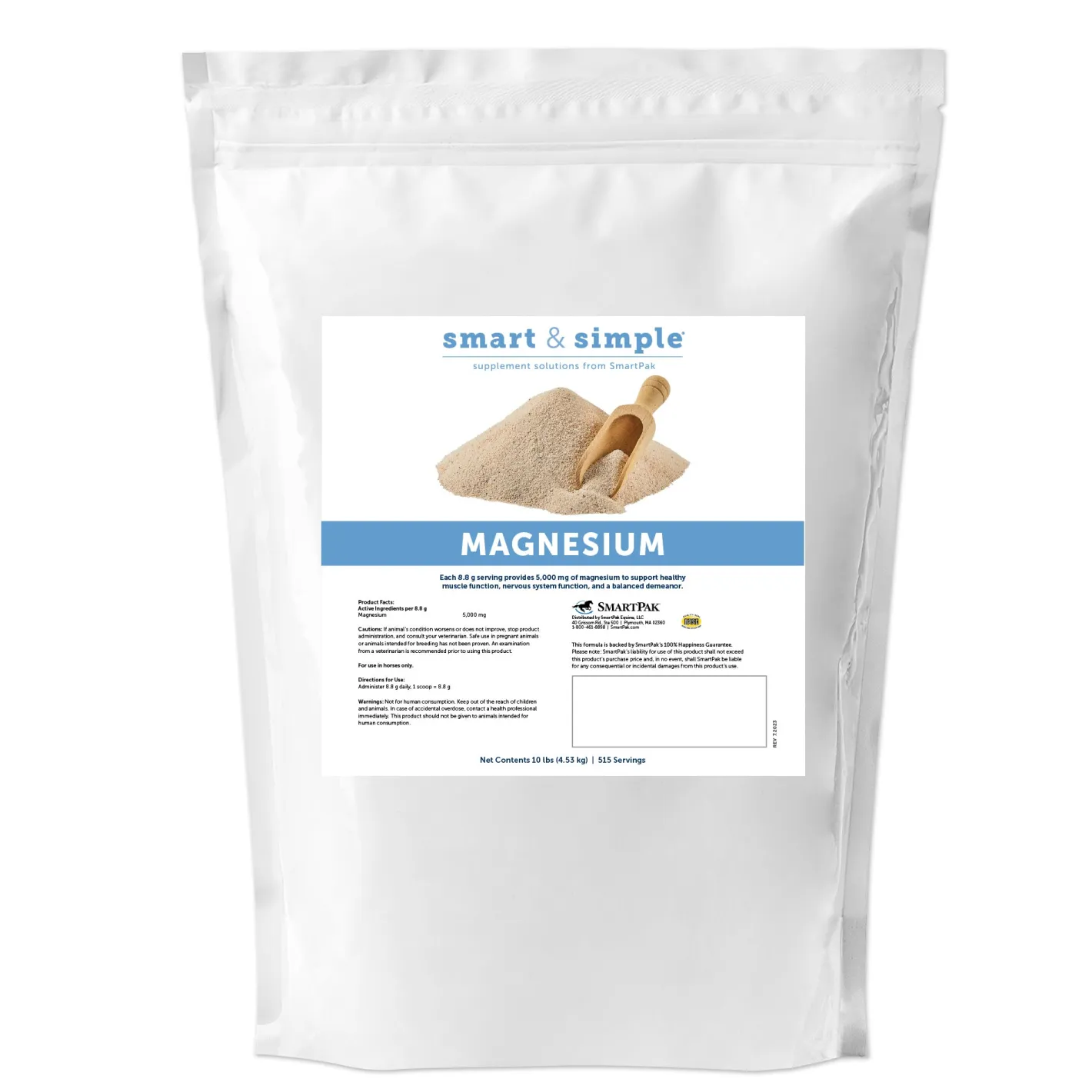 SMARTPAK SmartEquine™ Smart & Simple® Magnesium Oxide Powder - 10 lbs.