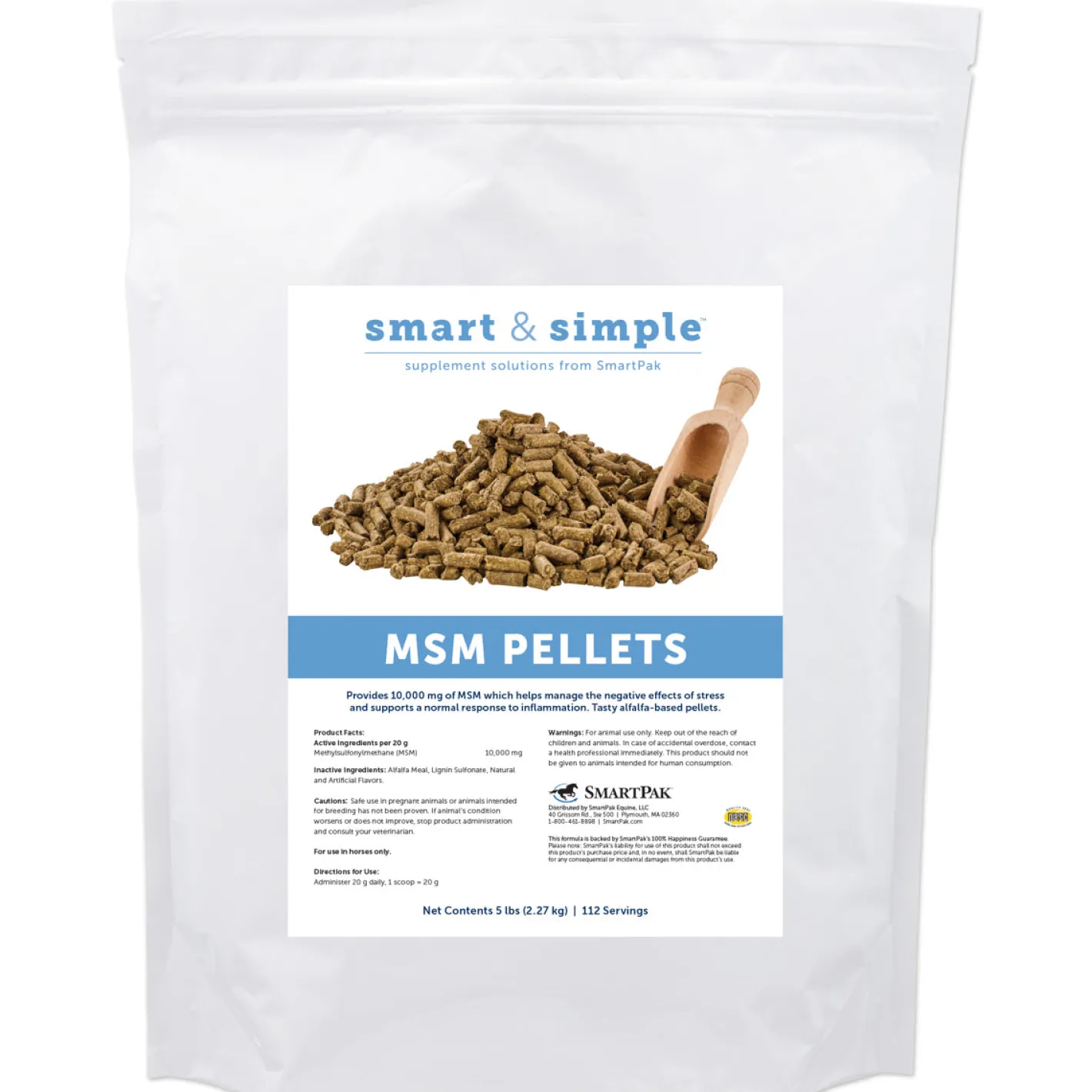 SMARTPAK SmartEquine™ Smart & Simple® MSM Pellets - 5 lbs.
