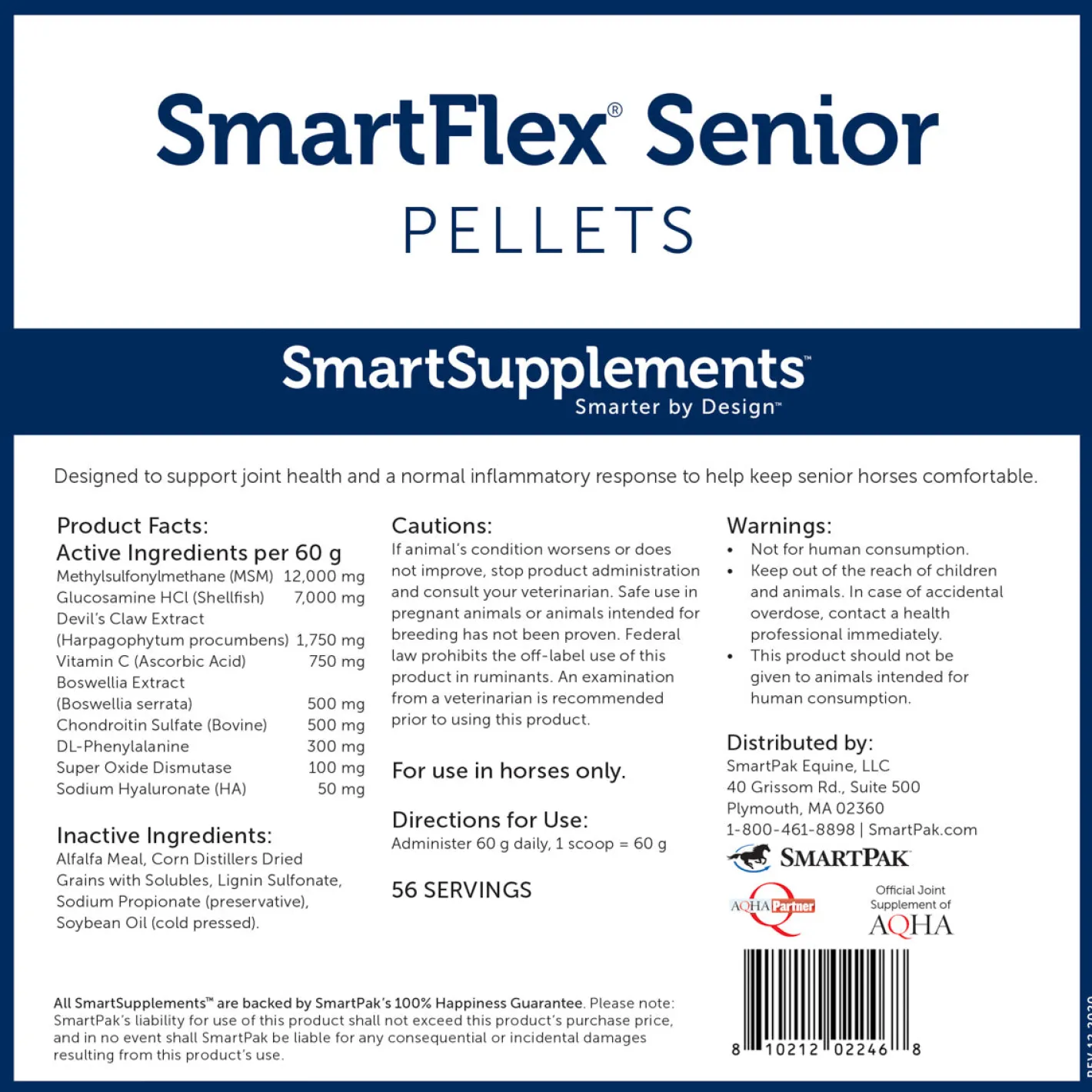 SMARTPAK SmartEquine™ SmartFlex® Senior Pellets - 7.4 lbs.
