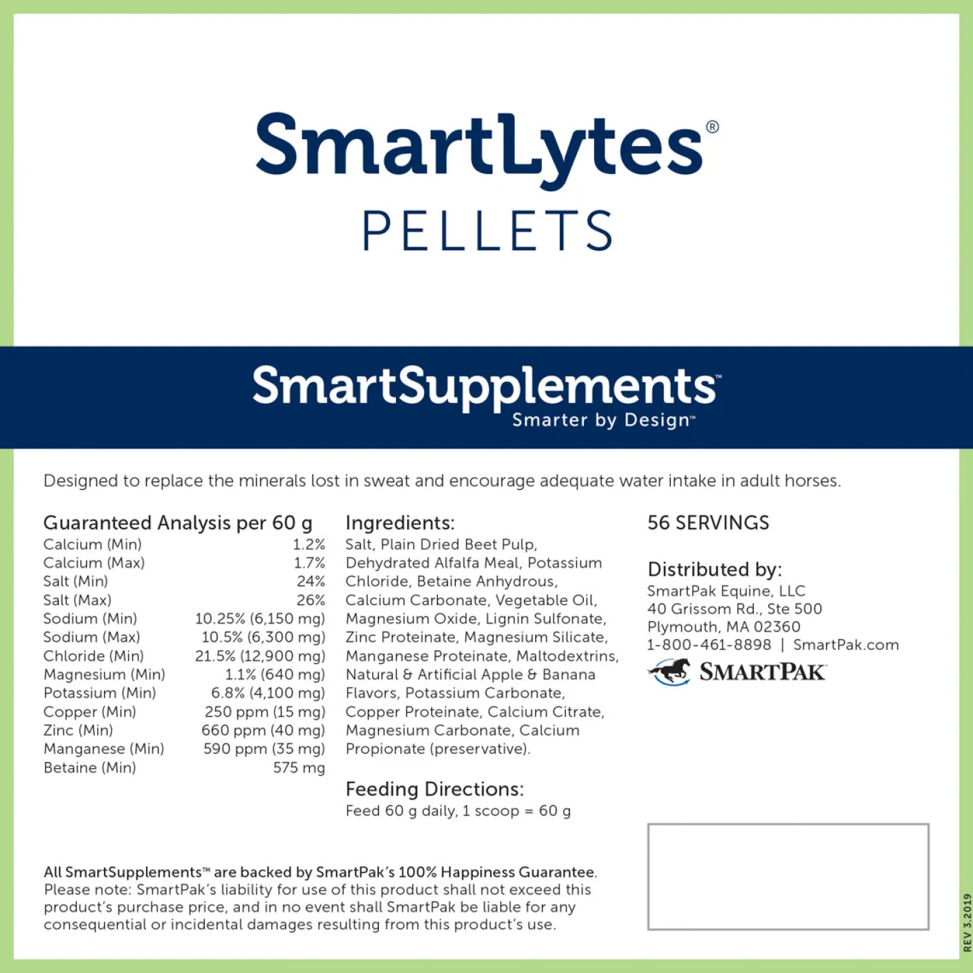 SMARTPAK SmartEquine™ SmartLytes® Pellets - 7.5 lbs.