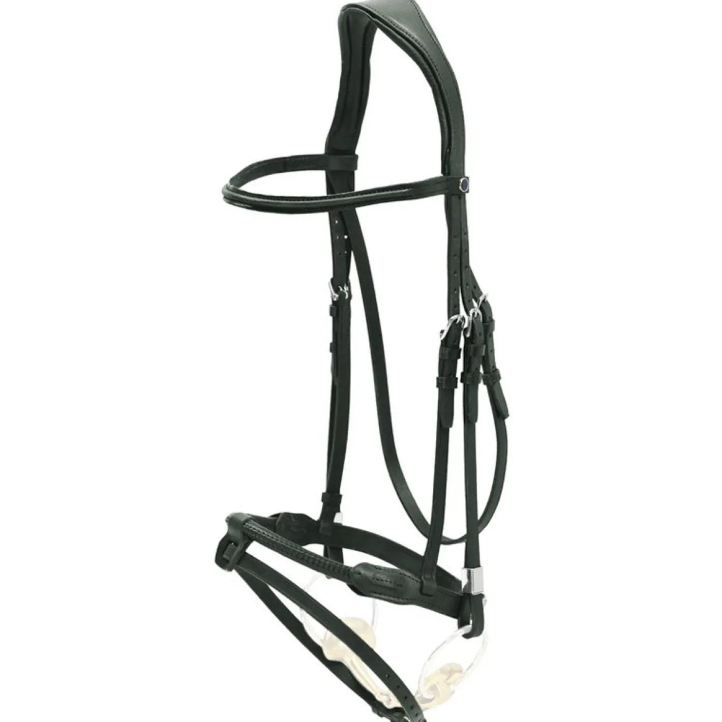 STUBBEN N.A. Stübben Pro Jump Bridle with Rope Noseband & Removable Flash