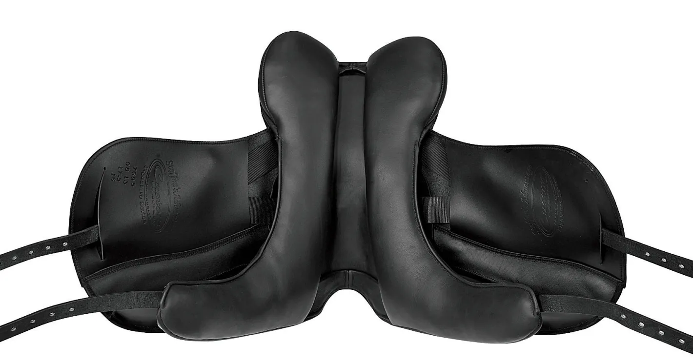 CUSTOM SADDLERY Steffen's Advantage Buffalo Single Flap Dressage Saddle