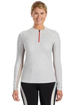 KIRSCH Stride™ CoolBlast® 100 Ladies’ Print Long Sleeve Shirt