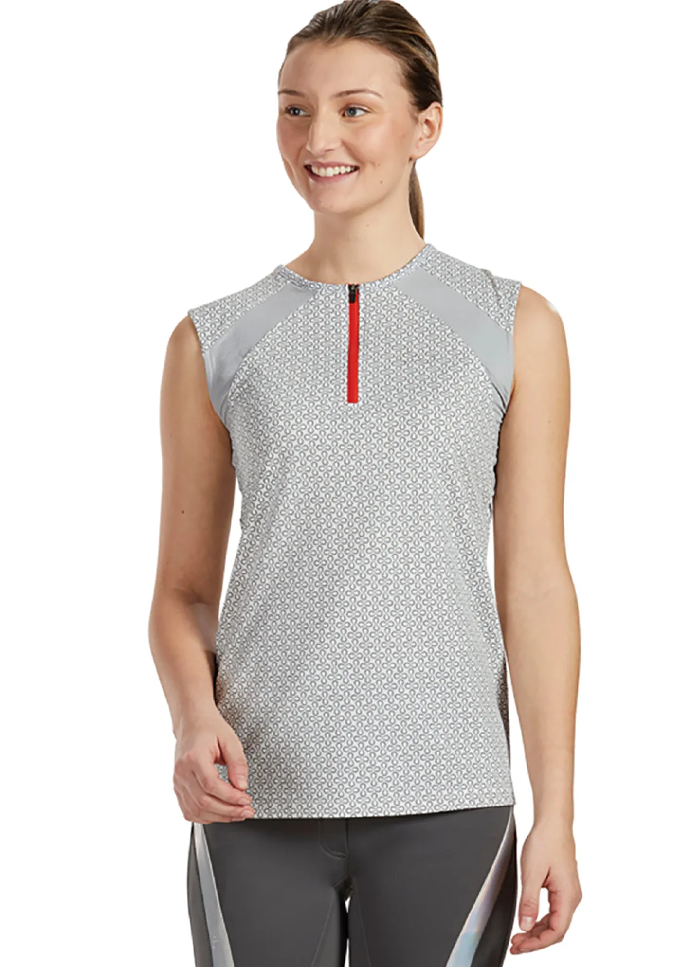 KIRSCH Stride™ CoolBlast® 100 Ladies’ Print Sleeveless Shirt
