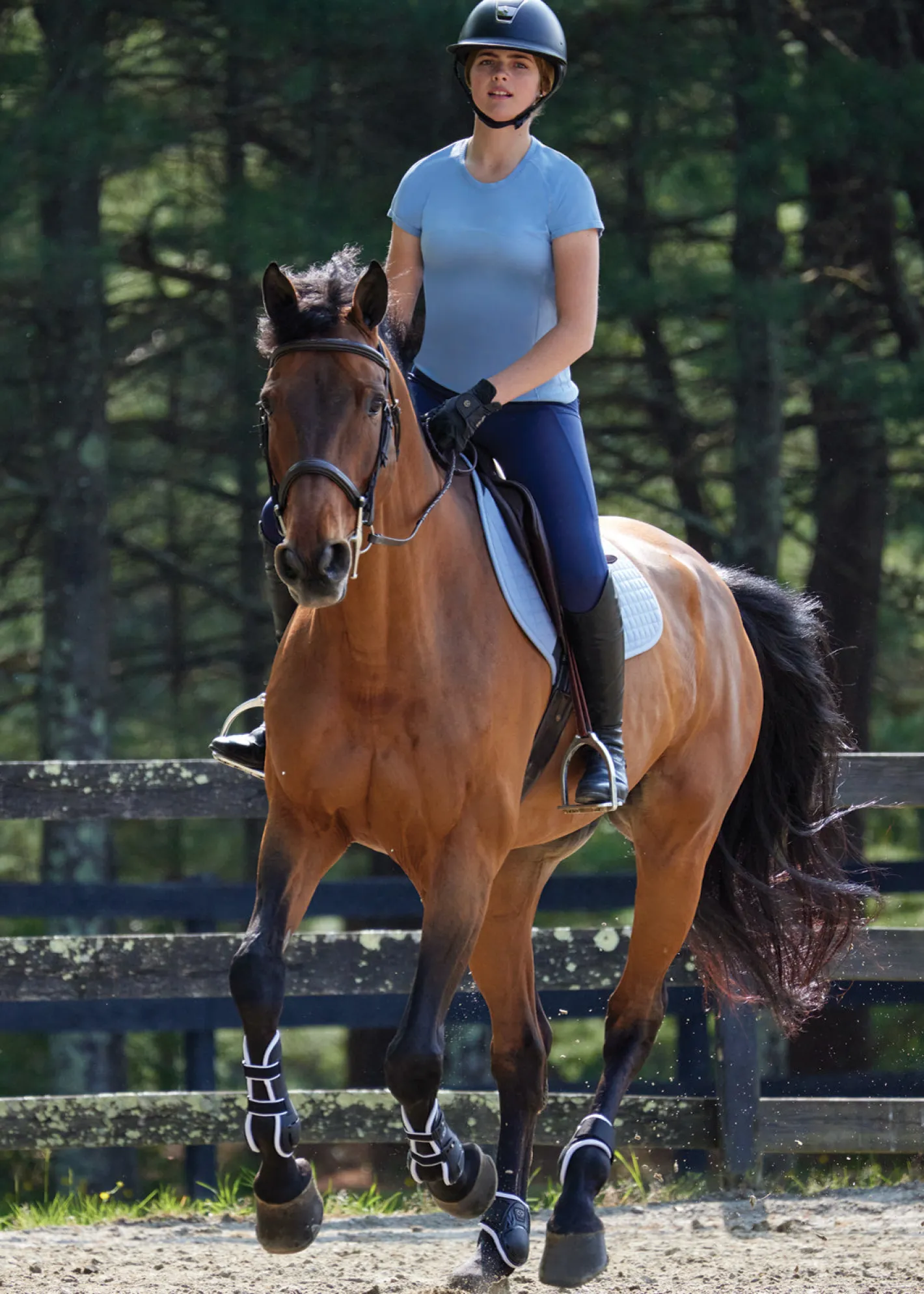 JONE SHOU INDUSTRIAL Stride™ Open-Front Tendon Boots