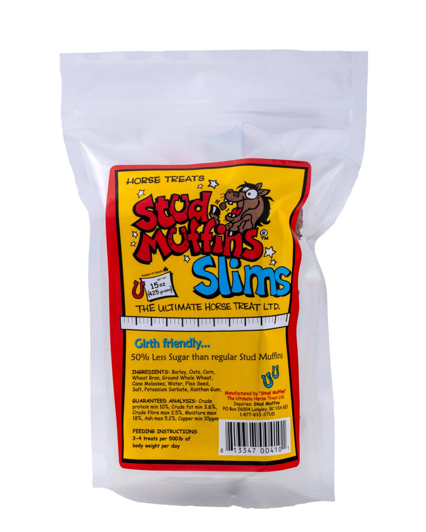 ANIMAL HEALTH INT Stud Muffins® Slims Horse Treats - 15 oz