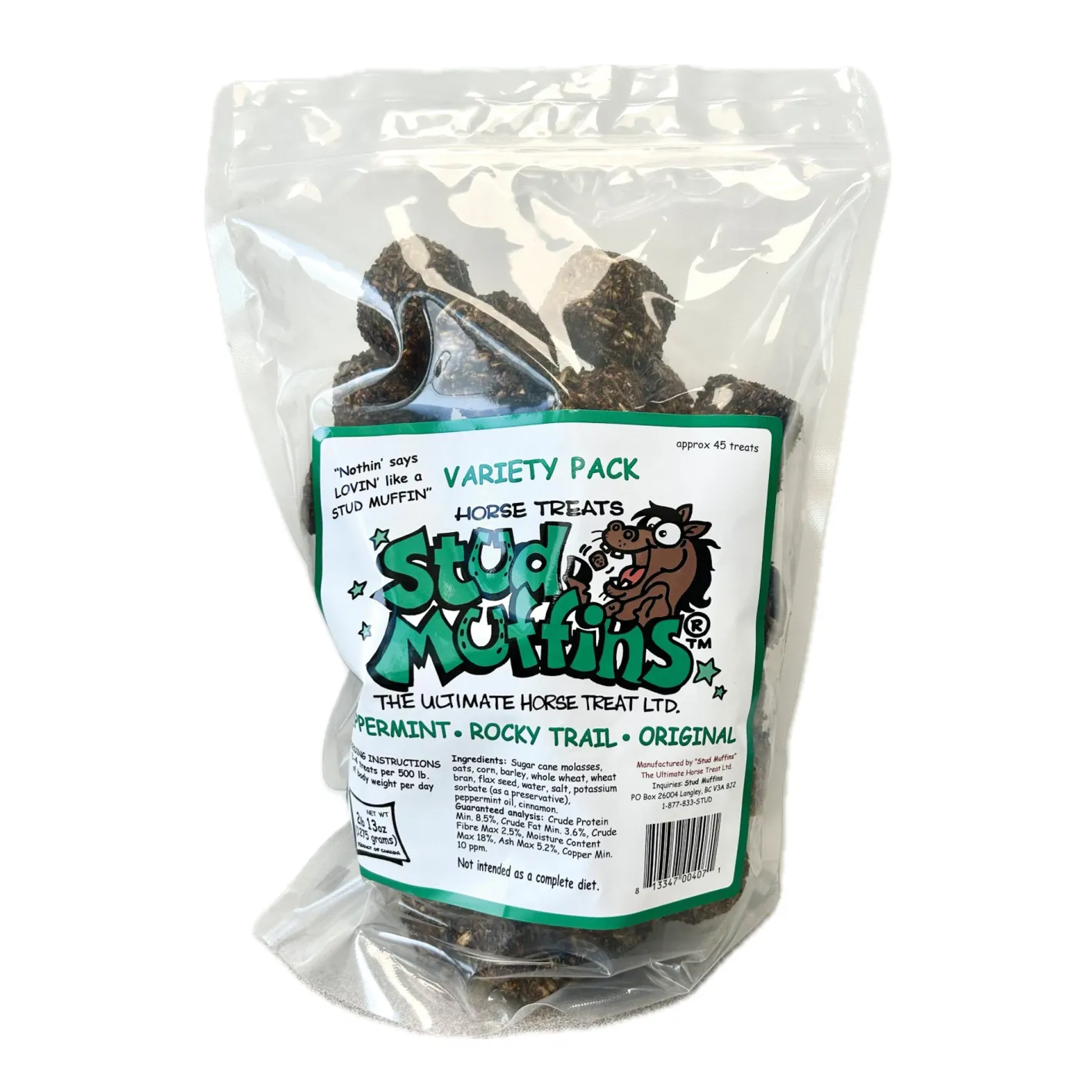 ANIMAL HEALTH INT Stud Muffins® Variety Pack Horse Treats - 45 oz.
