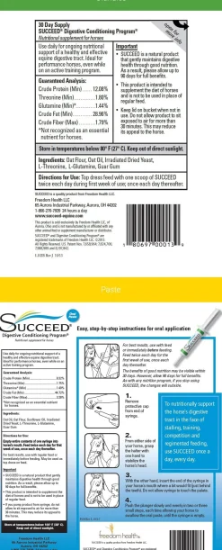 FREEDOM HEALTH Succeed Syringe Digestive Supplement