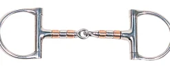KING YOUNG Suffolk™ Copper Roller Snaffle D-Ring Bit