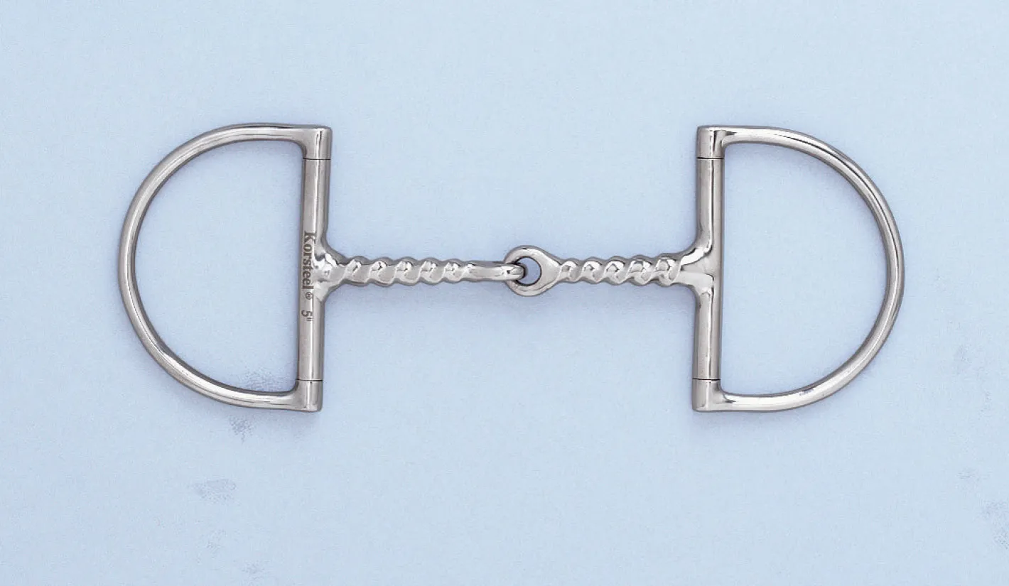 KING YOUNG Suffolk™ Corkscrew Snaffle Hunter D-Ring Bit