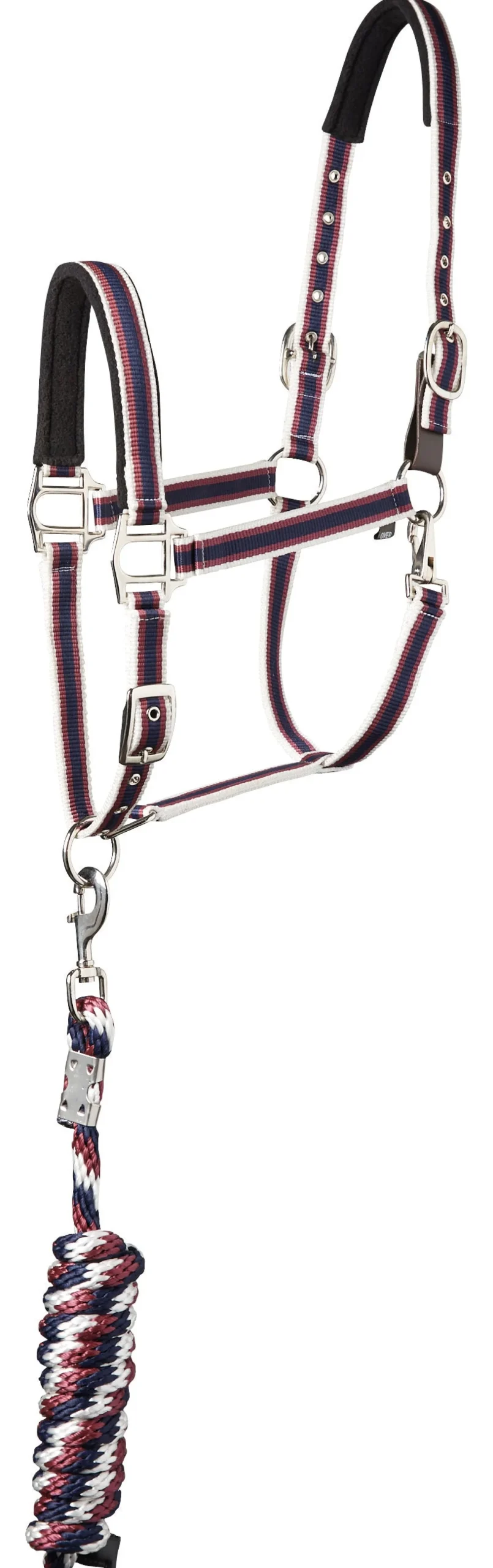 TEXT HORSE Suffolk™ Padded Striped Breakaway Halter & Lead