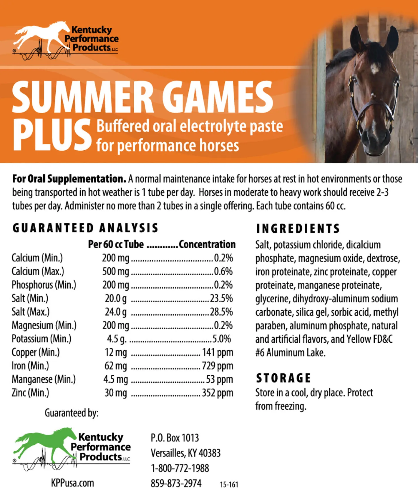 ANIMAL HEALTH INT Summer Games Plus Electrolyte Paste