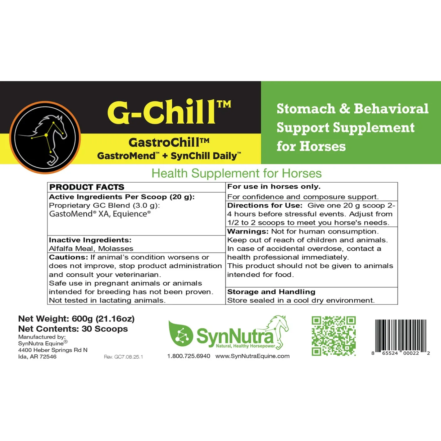 SYNNUTRA EQUINE ® GastroChill™