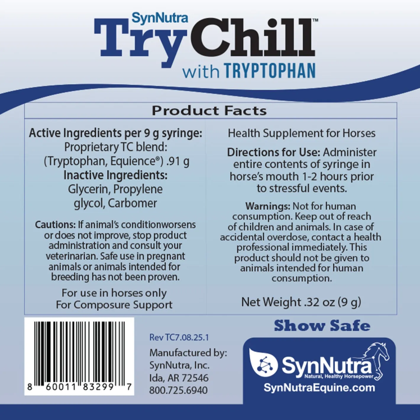 SYNNUTRA EQUINE ® Trychill™