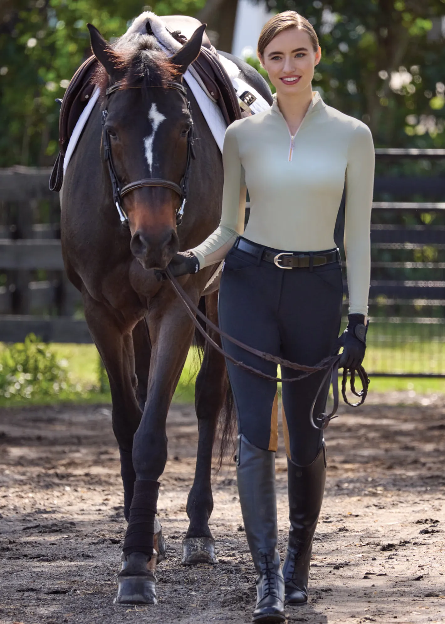 TAILORED SPORTSMAN THE ™ Ladies’ IceFil® Quarter-Zip Long Sleeve Sun Shirt