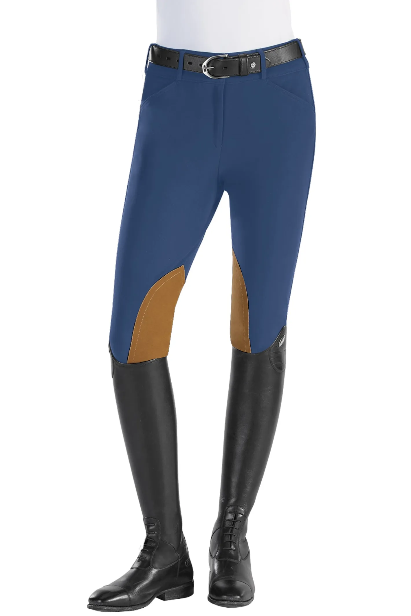 TAILORED SPORTSMAN The ™ Ladies’ Techno Lightweight Knee-Patch Front-Zip Breech