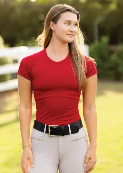 TKEQ THE SHOP TKEQ Ladies’ Kennedy Seamless Short Sleeve Top 2.0
