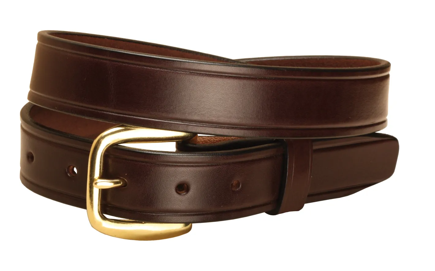 TORY LEATHER 1 1/4" Plain Leather Belt