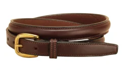 TORY LEATHER 3/4" Raised Leather Belt