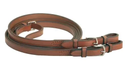 TORY LEATHER Company 3/4" x 60" Plain Reins with Buckle Bit Ends