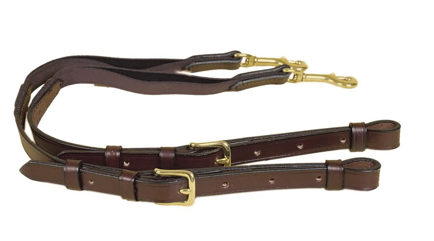 TORY LEATHER Company Elastic End Pony Side Reins