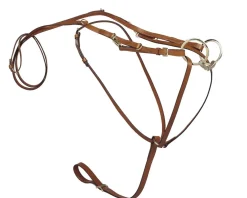 TORY LEATHER Company German Martingale Rein Set