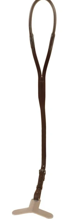 TORY LEATHER Company Horse Crupper/Aluminum Plate