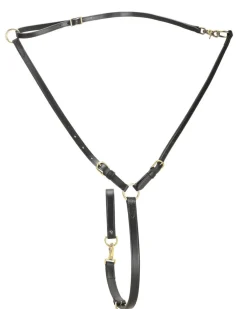 TORY LEATHER Company Martingale with Solid Brass Hardware