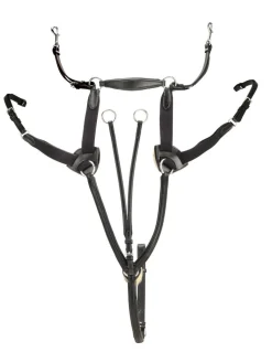 TORY LEATHER Company Padded 5-Point Breastplate with Running Attachment