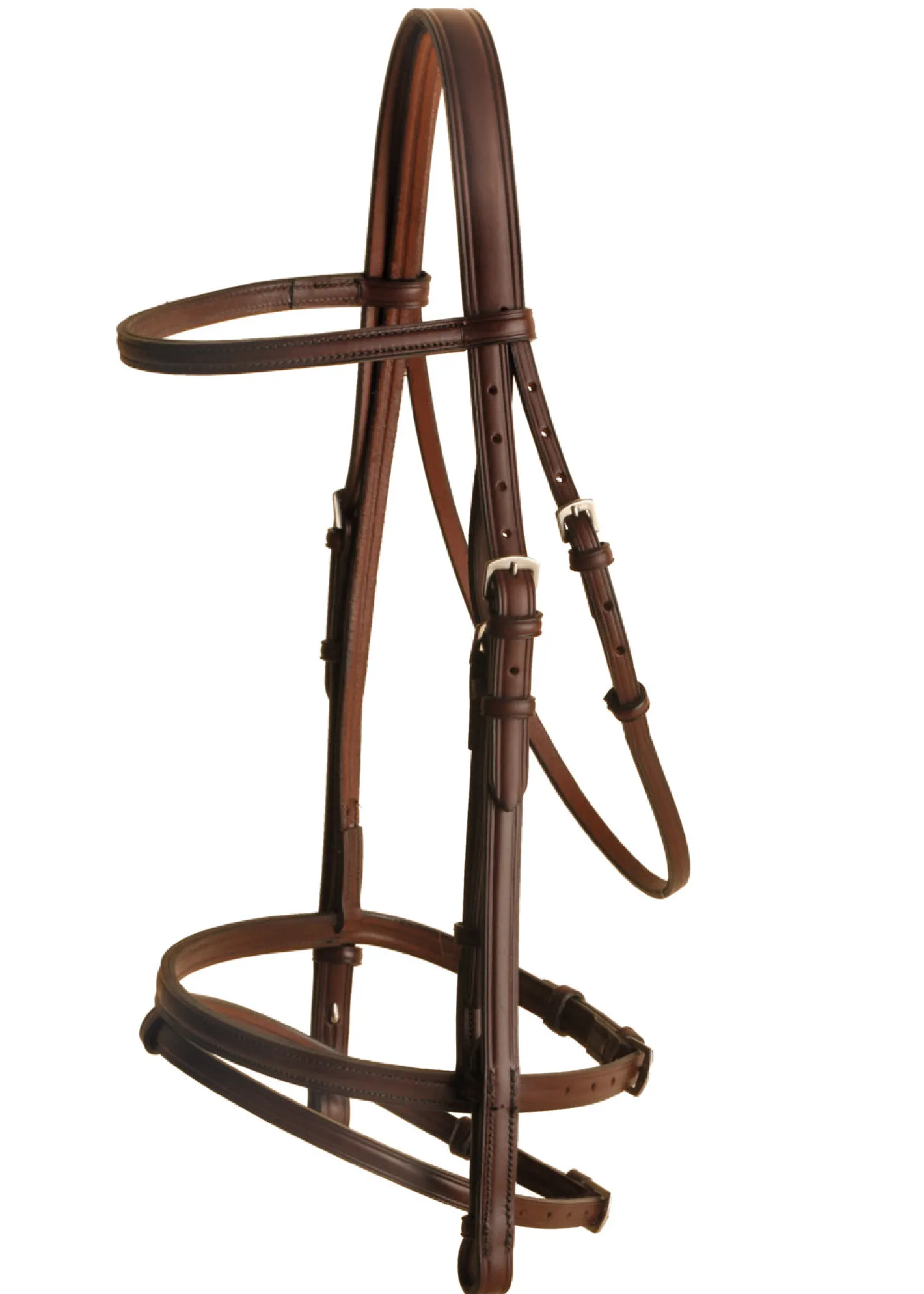 TORY LEATHER Company Raised Flash Bridle