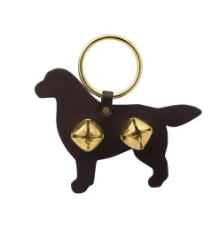 TORY LEATHER Company Sleigh Bell Door Hanger